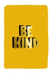 Card Be kind, per 5 stuks - (ISBN 8719322149190)