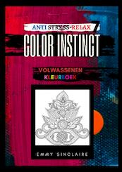 Volwassenen kleurboek Color Instinct 4 : Anti Stress Relax Fantasiewereld - Emmy Sinclaire (ISBN 9789464056228)