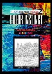 Volwassenen kleurboek Color Instinct 2 : Anti Stress Relax gebouwen - Emmy Sinclaire (ISBN 9789464055726)