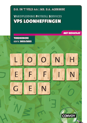 VPS Loonheffingen Theorieboek 2021-2022 - D.R. in 't Veld (ISBN 9789463172455)