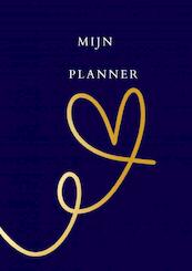 Mijn Planner hart blauw/goud. - Kris Degenaar (ISBN 9789464657852)