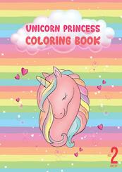Unicorn princess coloring book - Dhr Hugo Elena (ISBN 9789403696584)
