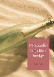 Persoonlijke No(od)Titie Boek - Julia Bos (ISBN 9789402125245)