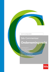 Sdu Commentaar Ondernemingsrecht, Editie 2019-2020 - (ISBN 9789012405256)