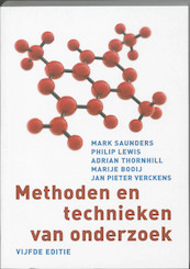 Methoden en technieken van onderzoek - Mark Saunders, Philip Lewis, Adrian Thornhill (ISBN 9789043019293)