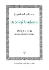 De Schrift herschreven - J. Goedegebuure (ISBN 9789053568477)
