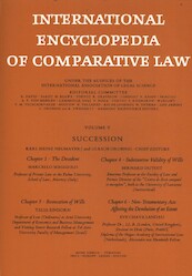 International Encyclopedia of Comparative Law, Instalment 43 - (ISBN 9789004364806)
