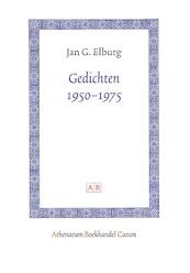 Gedichten 1950-1975 - Jan G. Elburg (ISBN 9789053569313)