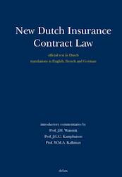 New Dutch Insurance Contract Law - J.H. Wansink, J.G.C. Kamphuisen, W.M.A. Kalkman (ISBN 9789086920037)
