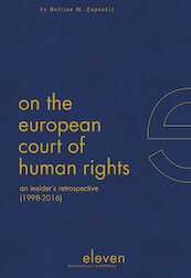 On the European Court of Human Rights - Boštjan M. Zupančič (ISBN 9789462369030)