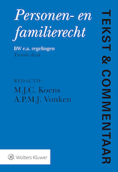 Tekst & Commentaar Personen- en familierecht - (ISBN 9789013147100)
