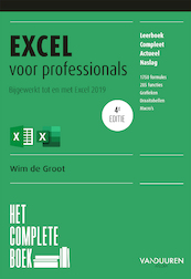 Het complete boek Exel voor professionals, 4e editie - Wim de Groot (ISBN 9789463561174)
