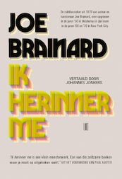 Ik herinner me - Joe Brainard (ISBN 9789492068880)