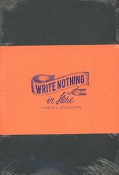 Write nothing in here - Seema Sharma (ISBN 9789063694036)
