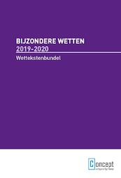 Bijzondere Wetten 2019-2020 - (ISBN 9789055163106)