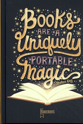Notitieboek Books Are a Uniquely Portable Magic - Baeckens (ISBN 9789492616838)
