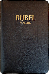 Bijbel ritmisch zwart leer goudsnee rits - (ISBN 9789065392541)