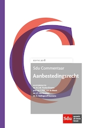 Sdu Commentaar Aanbestedingsrecht. Editie 2018. - (ISBN 9789012401043)