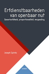 Erfdienstbaarheden van openbaar nut - Joseph Spinks (ISBN 9782509031839)
