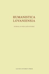 Journal of neo latin studies volume LXIII 2014 - (ISBN 9789462700161)