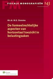 De formeelrechtelijke aspecten van Horizontaal Toezicht - M.E. Oenema (ISBN 9789013125795)