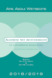 Algemene wet bestuursrecht 2018/2019 - (ISBN 9789492766274)