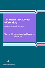 The Maastricht Collection (6th edition) Volume III - Sascha Hardt, Nicole Kornet (ISBN 9789089522177)