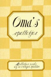 Oma's spelletjes (set van 3) - (ISBN 9789463541367)