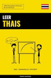 Leer Thais - Snel / Gemakkelijk / Efficiënt - Pinhok Languages (ISBN 9789403658506)