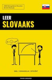 Leer Slovaaks - Snel / Gemakkelijk / Efficiënt - Pinhok Languages (ISBN 9789403658445)