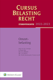 Studenteneditie Cursus Belastingrecht Omzetbelasting 2022-2023 - (ISBN 9789013168020)