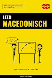 Leer Macedonisch - Snel / Gemakkelijk / Efficiënt - Pinhok Languages (ISBN 9789464852301)
