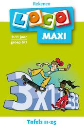 Maxi Loco Tafels 11-25 - (ISBN 9789001500122)