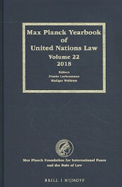 Max Planck Yearbook of United Nations Law, Volume 22 (2018) - (ISBN 9789004410909)