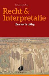 Recht & interpretatie - O.A.P. van der Roest (ISBN 9789462511026)