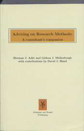 Advising on research methods - H.J. Ader, G.J. Mellenbergh, D.J. Hand, David J. Hand (ISBN 9789079418022)
