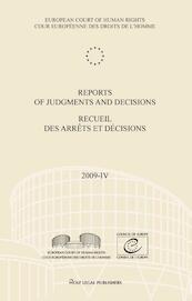 Reports of judgments and decisions / recueil des arrets et decicions Volume 2009-V - (ISBN 9789462400467)