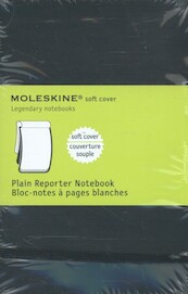Moleskine Soft Cover Plain Reporter Notebook - (ISBN 9788862932981)