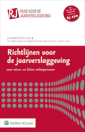 Richtlijnen voor de Jaarverslaggeving voor micro- en kleine rechtspersonen 2019 - (ISBN 9789013151657)