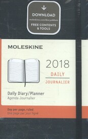 Moleskine 12 Monate Tageskalender 2018, A6 Soft Cover, Schwarz - (ISBN 8055002853910)