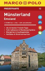 MARCO POLO Freizeitkarte 12 Münsterland, Emsland 1:110 000 - (ISBN 9783829743129)