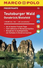 MARCO POLO Freizeitkarte 13 Teutoburger Wald, Osnabrück, Bielefeld 1 : 100 000 - (ISBN 9783829743136)