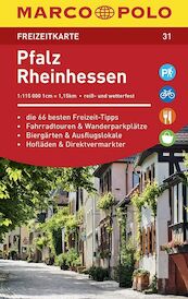 MARCO POLO Freizeitkarte 31 Pfalz Rheinhessen 1:115000 - (ISBN 9783829743310)