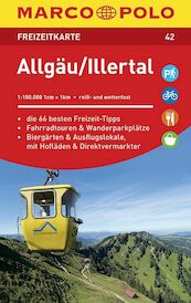 MARCO POLO Freizeitkarte 42 Allgäu, Illertal 1 : 100 000 - (ISBN 9783829743426)