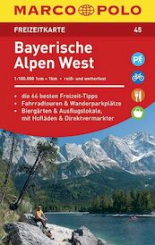 MARCO POLO Freizeitkarte 45 Bayerische Alpen West 1 : 100 000 - (ISBN 9783829743457)