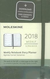 Moleskine 12 Monate Wochen Notizkalender 2018, A6 Hard Cover, Ulmengrün - (ISBN 8055002855693)