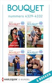 Bouquet e-bundel nummers 4329 - 4332 - Cathy Williams, Heidi Rice, Lucy King, Maisey Yates (ISBN 9789402555103)