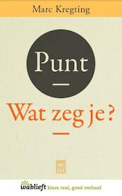 Punt - Marc Kregting (ISBN 9789460014086)