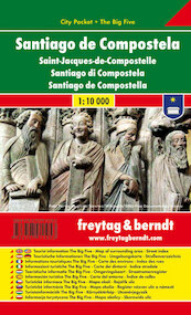 Santiago de Compostela 1:10000. City Pocket + The Big Five - (ISBN 9783707911053)