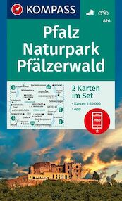 Pfalz, Naturpark Pfälzerwald 1 : 50 000 - (ISBN 9783990444306)